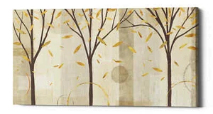 Epic Graffiti 'Watercolor Forest Gold I' by Veronique Charron, Giclee Canvas Wal - Picture 1 of 5