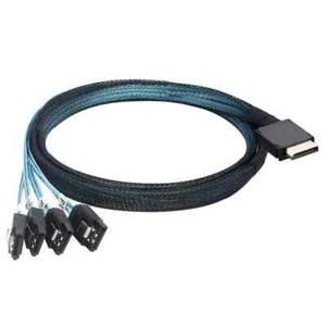 Oculink PCI-express High-speed Cable SAS SFF-8611 4i To 4X SATA 50CM 1.6ft - Afbeelding 1 van 3