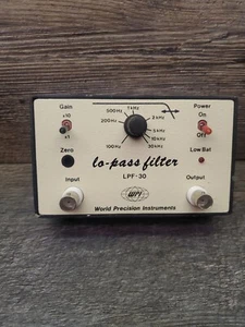 WPI world precision instruments Lo-Pass Filter LPF-30 WPI LPF-30 - Picture 1 of 2