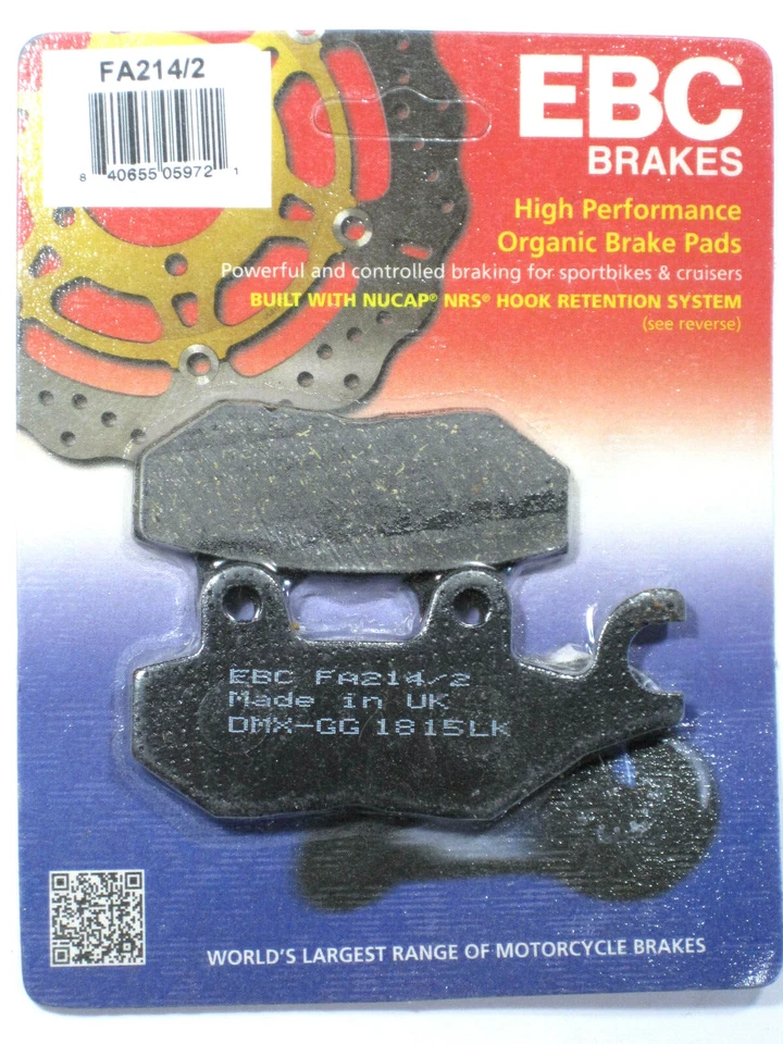 TRIUMPH 盘式刹车片 EBC Bonneville 2006 07 08 09 10 11 12 13 14 15 Daytona — 第 1/1 张图片