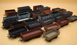 Selection of Kit Built Plank Wagons, Box Wagons, Tankers, Brake Vans etc. - OO