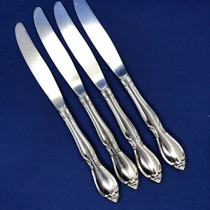 4 Oneida Community CHATELAINE DINNER KNIFE Stainless Betty Crocker Flatware - Picture 1 of 8