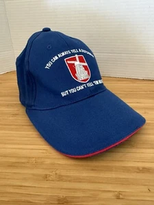 Dutch Bros Baseball Hat Cap Blue Red Logo OS Cotton Poly 2006 Dutchman - Picture 1 of 10
