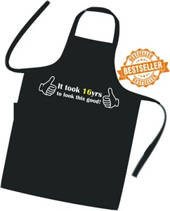 16th BIRTHDAY Cooks / Chefs / Apron / Tabard / BBQ / Hotel / Cook / BBQ / Food - Picture 1 of 12