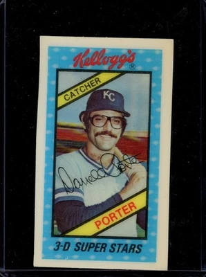 1980 Kellogg's 3-D Super Stars #12 Darrell Porter Kansas City Royals - Image 1 of 2