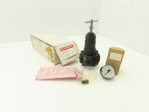Norgren R74G-4AT-RMG pneumatischer Regler T-Bar einstellen 300 PSI 1/2" NPT mit Manometer - Bild 1 von 16