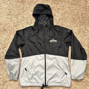 Chaqueta Columbia Cal Poly SLO Mustangs Cremallera Completa Para Hombre M Negra Gris Con Capucha Logo - Imagen 1 de 18