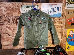 Disneys Descendents SO MANY WAYS TO BE WICKED Army Jacket D-Signed Girls S (7/8) - Picture 1 of 5