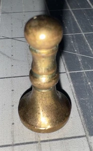 Viktorianisches Wachs Schreibtisch Siegel mit einer DISTEL Intaglio um 1890 Vintage - Bild 1 von 2