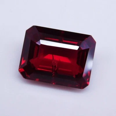 Stunning 17.00 Cts Natural Mogok Red Ruby Radiant Cut Certified Loose Gemstone - Image 1 of 4