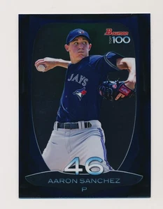 Aaron Sanchez ⚾ 2013 Bowman Chrome Top 100 Prospects Insert #BTP-46 Blue Jays - Bild 1 von 2