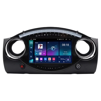 Fit For Mini Cooper 2000-2008 For Carplay Android 14 GPS Car Stereo Radio WIFI - Image 1 of 4