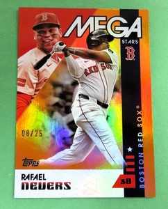 2025 Topps Serie 2 Rafael Devers "Mega Estrellas" #MS2-4 Inserto SSP # 08/25 Casi Nuevo-Como Nuevo - Imagen 1 de 3
