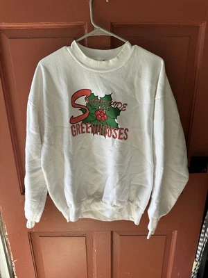 Suéter Sudadera Vintage Navidad Unisex Adulto Sunnyside Invernaderos Talla XL Foto 1 de 4