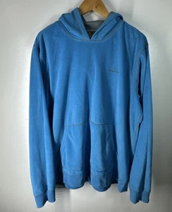Kathmandu Altica 100 Fleece Jumper Mens Large Blue Full Hooded Pullover Size 2XL - Picture 1 of 6