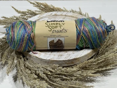 Caron Simply Soft Paints Tapestry 0001 4oz Acrylic Yarn - Image 1 of 4