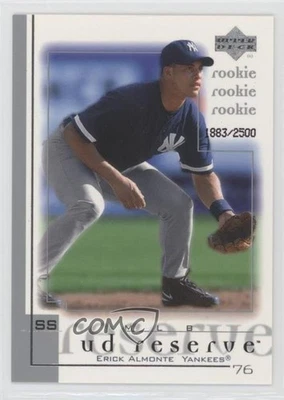 2001 Upper Deck Reserve Rookie /2500 Erick Almonte #191 Rookie RC - Image 1 of 2