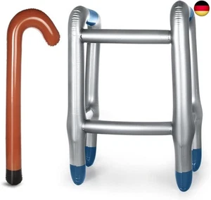 Aufblasbarer Rollator, Aufblasbare Gehhilfe, Aufblasbarer Spazierstock, Rentner - Bild 1 von 6