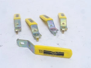 250137 Old-Stock; Milwaukee 84725-D-940 Lot-5; Ball Valve Handles; 5/16"ID - Picture 1 of 5