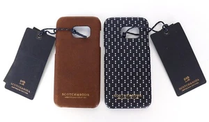 Scotch & Soda Ams Couture Herren Handyhülle OS Samsung Galaxy S7 Kuh Leder - Zdjęcie 1 z 6