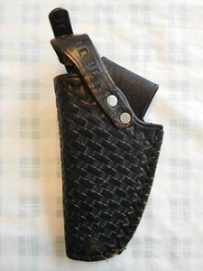 Funda de cuero negra Voigt vintage - Imagen 1 de 6