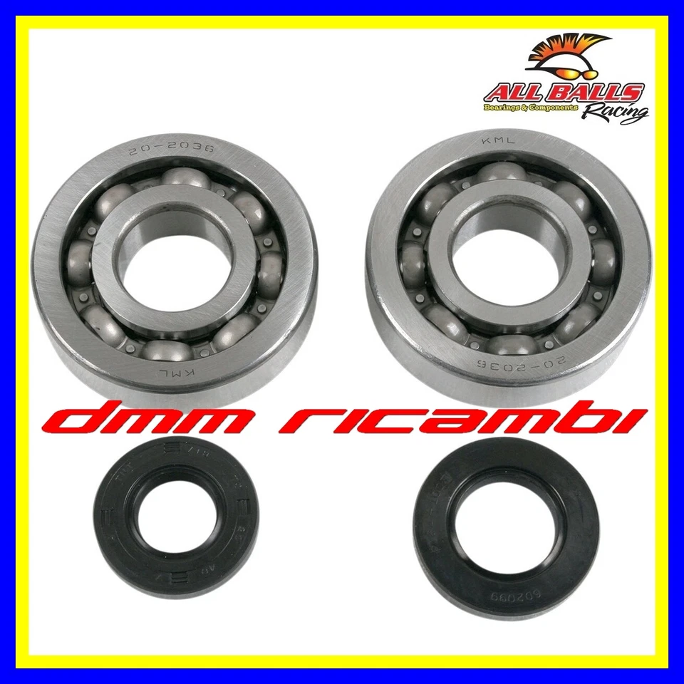 Kit cuscinetti + paraolio albero motore KAWASAKI KX 250 03>04 2T. 2003 2004 - Immagine 1 di 1