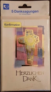 Danksagung zur Konfirmation 5er Set - Bild 1 von 1