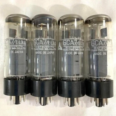 Matsushita Electric 6CA7 Matched Pair 2 Pairs 4 Pieces Set - Imagem 1 de 3