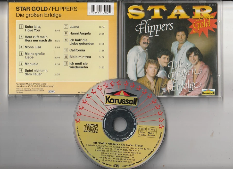 Star Gold Flippers - Die großen Erfolge Musik Album CD - Bild 1 von 1