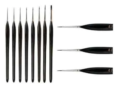 PRO ARTE EXTRA FEINE DETAIL AQUARELL ACRYL MINIATUR MODELLIERUNG FARBPINSEL