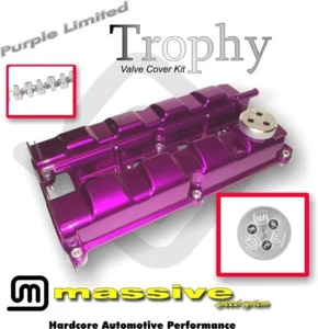 MSS Trophy Engine Cam Valve Cover Kit Focus SVT ST170 2.0 w SS Hardware Cap - Picture 1 of 3