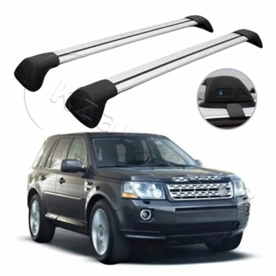 Barras transversales para riel de portaequipajes de techo Land Rover Freelander (LR2) 2006-2015 Foto 1 de 4