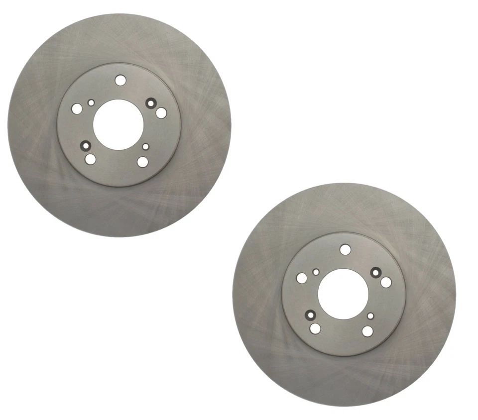 Kit de 2 rotores de disco de freno delantero izquierdo+derecho CÉNTRICOS para Acura para Honda ¡LEER NOTAS! Foto 1 de 1
