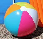48" VBS Inflatable SON SURF Beach Bash BEACH BALL Glossy Vinyl VINTAGE 2010