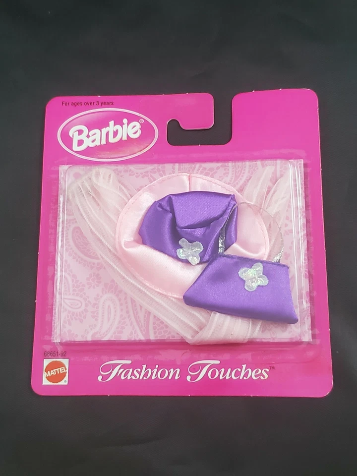 RARE Barbie Doll Fashion Touches Cloths Set From Mattel 1998 T1227