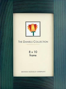 Marco de fotos Dennis Daniels fino acabado muebles azul 8 x 10 - Imagen 1 de 1