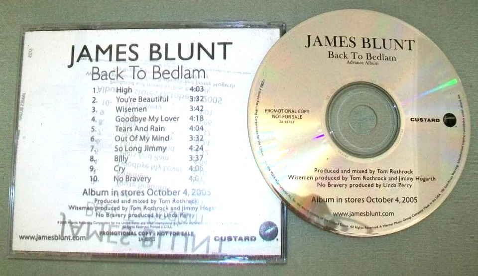 James Blunt      **Promo CD**     Back To Bedlam - Bild 1 von 1