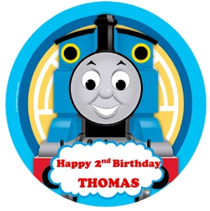 THOMAS BIRTHDAY Personalised Edible Icing Cake Topper Decoration Images - Picture 1 of 1