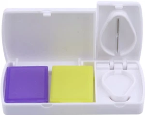1x EWANTO Tablettenteiler 2 in 1 Box Tablettenschneider, Tablettenspalter TB-07 - Bild 1 von 9