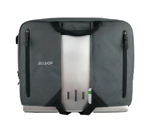 Allsop Horizontal Transit Laptop Case Cool Metal Jacket 16 x 13" Dark Gray - Picture 1 of 8