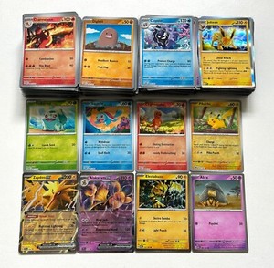 POKEMON CARDS 151 SCARLET- HOLO'S & REVERSE HOLO'S - YOU CHOOSE - PROMO/JUMBO NM