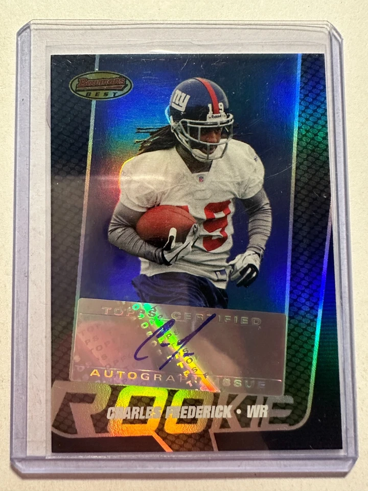 K41,698 - 2005 Bowman's Best #157 Charles Frederick Auto #/999 RC - Image 1 of 1