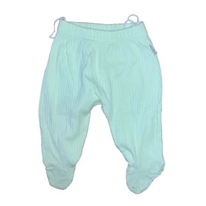 Kanz Babyhose mit Füßchen Strampelhose Gr. 68 mintgrün Samt Nicki - Bild 1 von 1