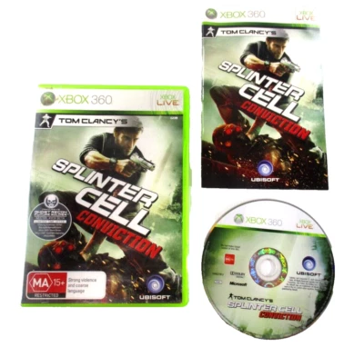 Tom Clancys Splinter Cell Conviction XBOX 360 Live MA15+ PAL R4 2010 Ubisoft - Image 1 of 4