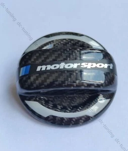 Carbon Fiber Fuel Tank Filler Cap Cover Trim For Audi A3 A4 A5 A6 A7 A8 Q3 Q5 Q7 - Afbeelding 1 van 4