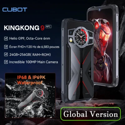 Cubot KingKong 9 Dual Screen Rugged Phone 120Hz 12GB+256GB 100MP Camera 10600mAh - image 1 of 4