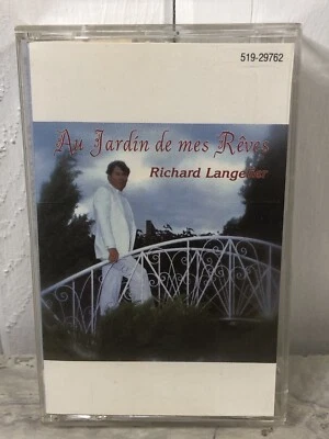 RICHARD LANGELIER Cassette Tape AU JARDIN DE MES REVES 1986 Bonanza - Image 1 of 3
