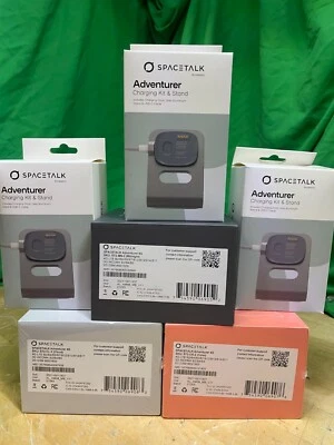 **BUNDLE** 3 SPACETALK 4G Kids Smart Watches & 3 Stands - ST2 - NEW - Image 1 of 2