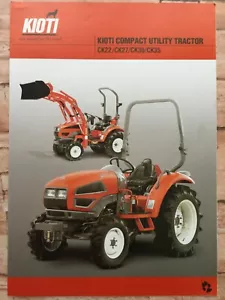 Kioti Compact Utility Tractor Brochure - 2008 - CK22 / CK27 / CK30 / CK35 - Picture 1 of 1