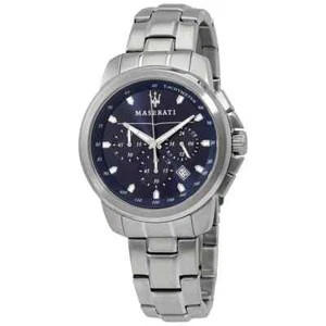 Maserati Men's Successo Chronograph Blue Dial Watch - R8873621002 NEW - Picture 1 of 4